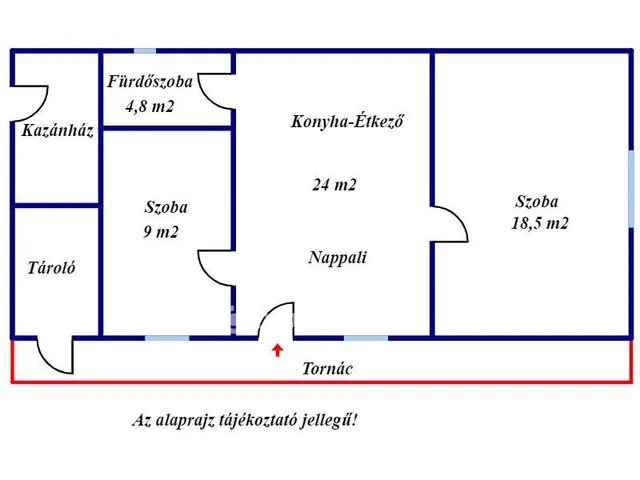 Eladó ház Boldva 56 nm