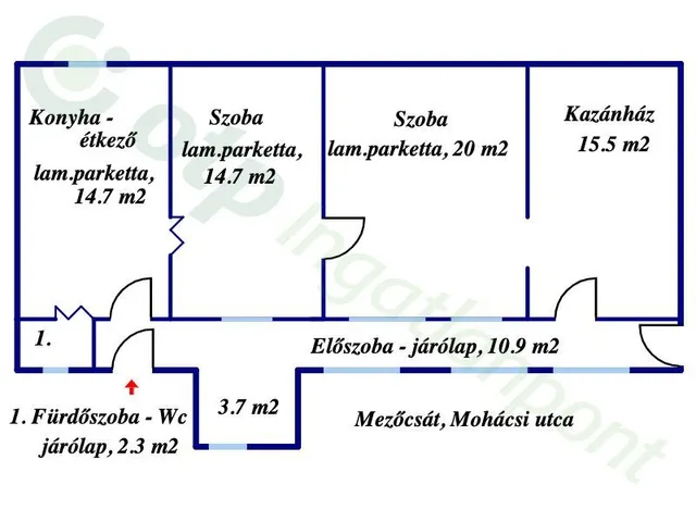 Eladó ház Mezőcsát 82 nm