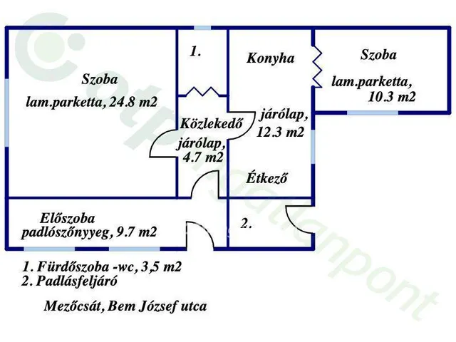Eladó ház Mezőcsát 70 nm