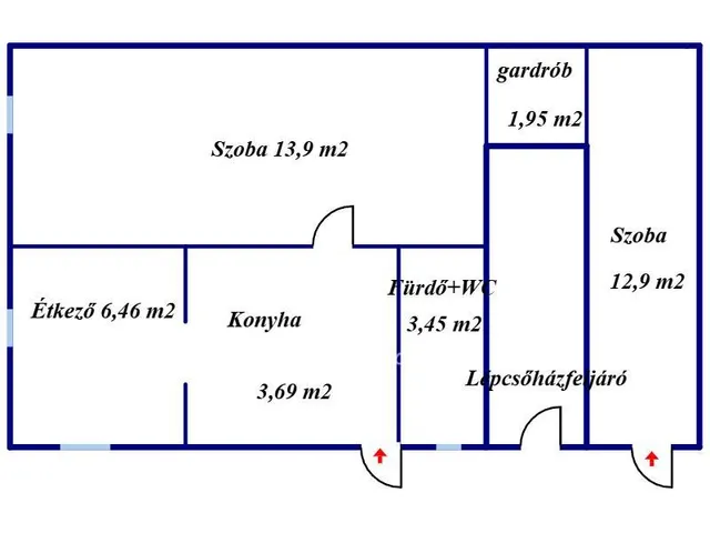 Eladó lakás Szerencs 46 nm