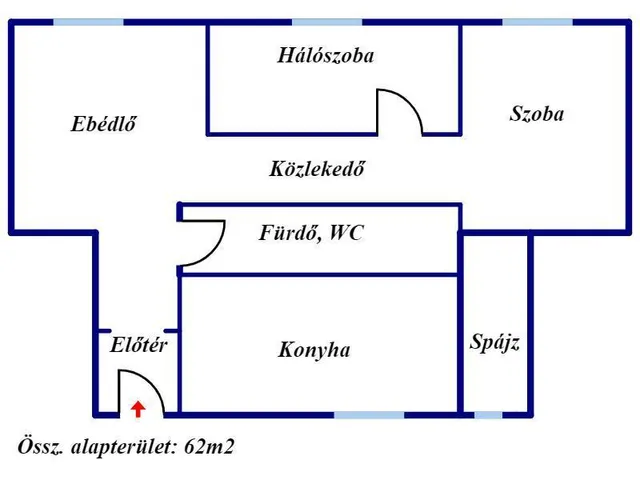 Eladó lakás Sárospatak 62 nm