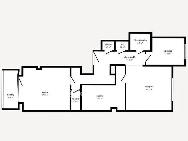 Eladó lakás Miskolc, Belváros 79 nm
