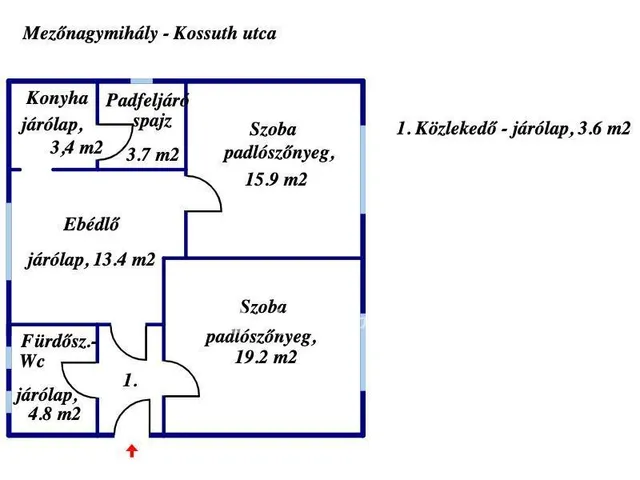 Eladó ház Mezőnagymihály 65 nm