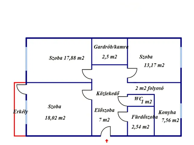 Eladó lakás Miskolc, Kis-Hunyad 73 nm