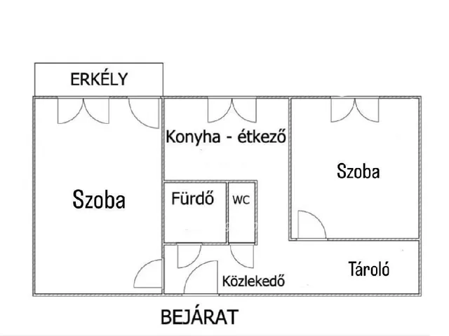 Eladó lakás Miskolc, Avas 55 nm
