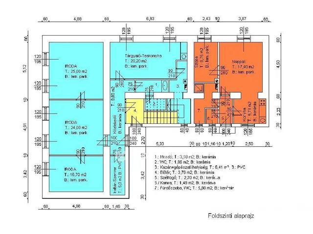 Eladó ház Miskolc, Belváros 350 nm