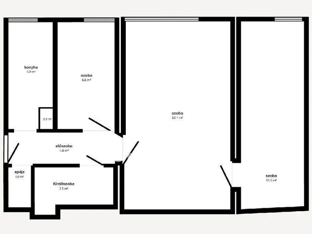Eladó lakás Sajószentpéter 54 nm