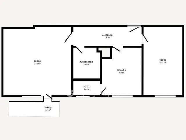 Eladó lakás Miskolc, Bulgárföld 51 nm