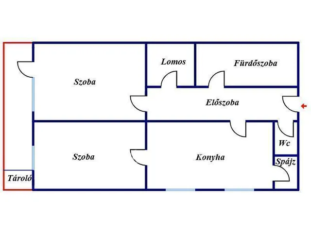 Eladó lakás Miskolc 58 nm