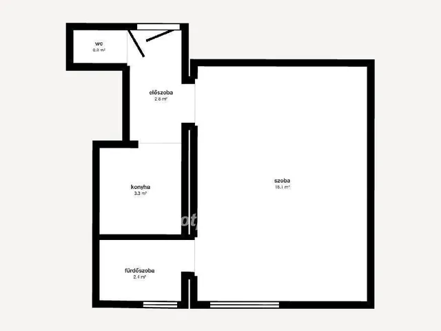 Eladó lakás Miskolc, Bulgárföld 26 nm