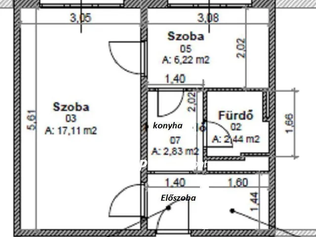 Eladó lakás Miskolc, Avas 35 nm