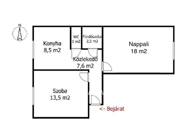 Eladó lakás Miskolc, Győri kapu 51 nm