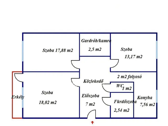 Eladó lakás Miskolc, Belváros 73 nm