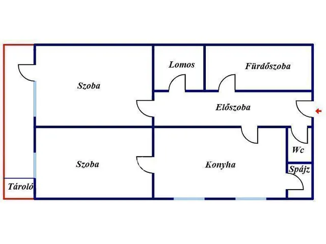 Eladó lakás Miskolc, Komlóstető 58 nm