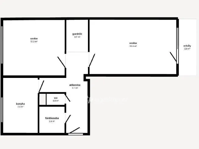 Eladó lakás Miskolc 55 nm