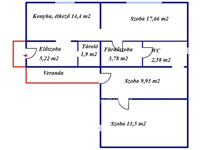 Eladó ház Aszaló 68 nm