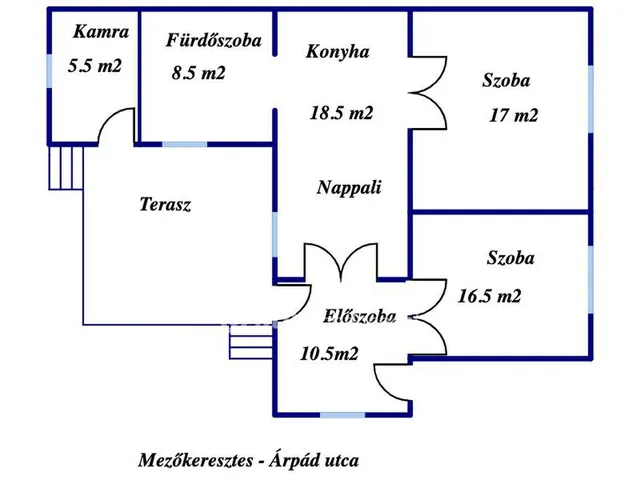 Eladó ház Mezőkeresztes 72 nm