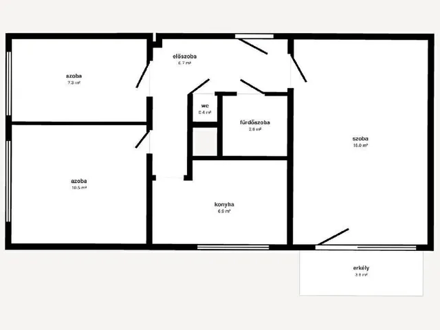 Eladó lakás Miskolc 55 nm