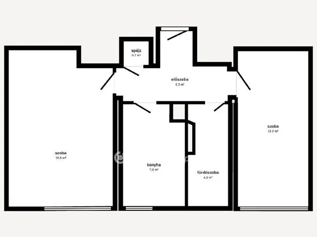 Eladó lakás Tiszaújváros 49 nm