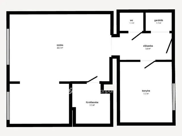 Eladó lakás Tiszaújváros 39 nm