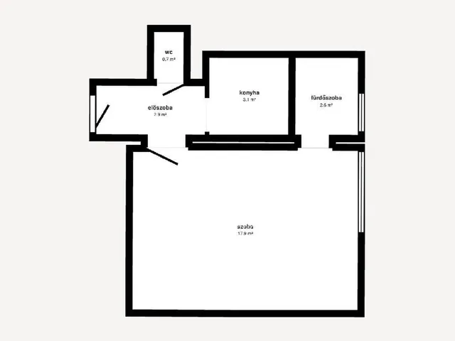 Eladó lakás Miskolc, Belváros 27 nm