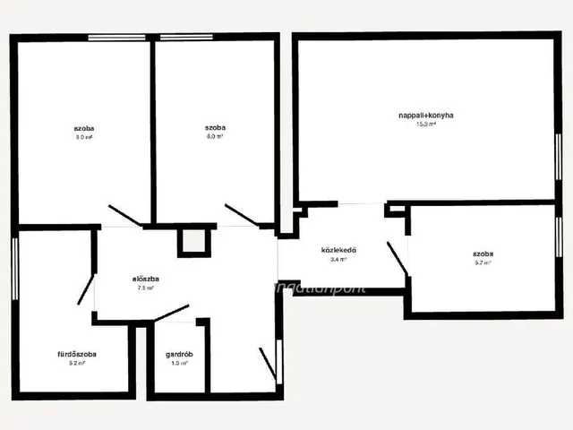 Eladó lakás Miskolc, Selyemrét 55 nm