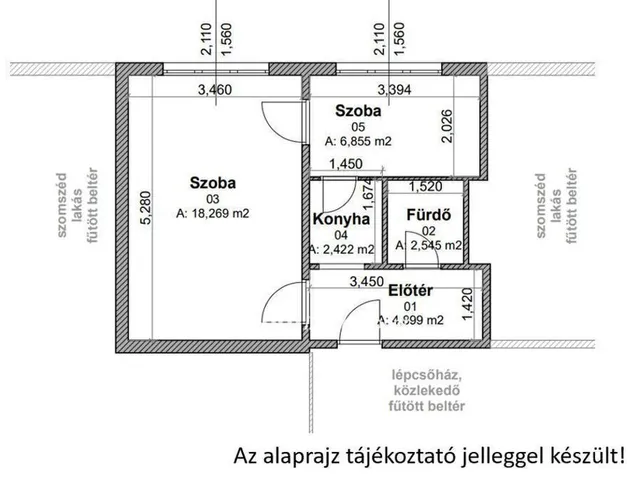 Eladó lakás Miskolc, Avas 35 nm