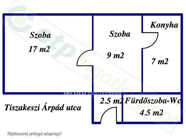 Eladó ház Tiszakeszi 40 nm