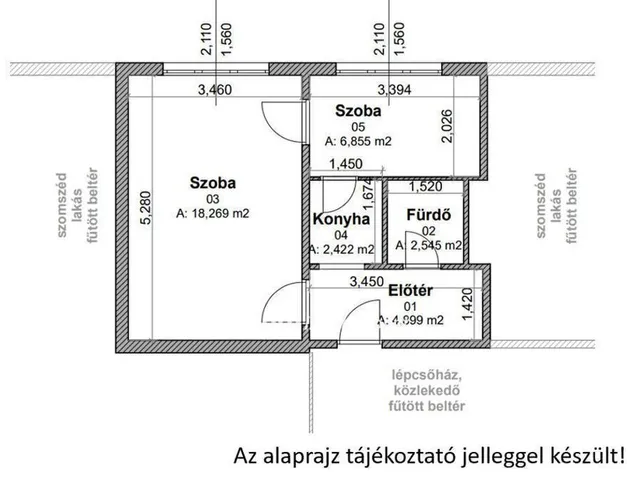 Eladó lakás Miskolc, Avas 35 nm