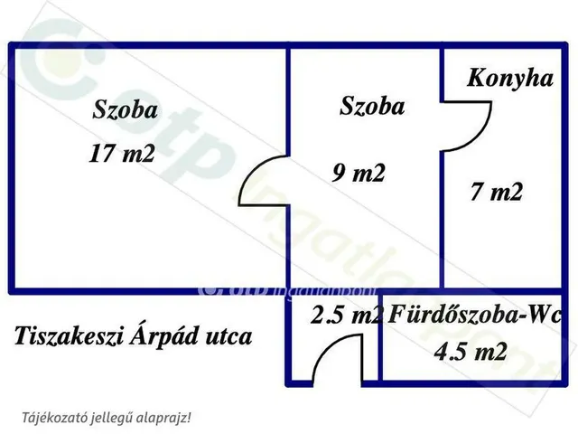 Eladó ház Tiszakeszi 40 nm