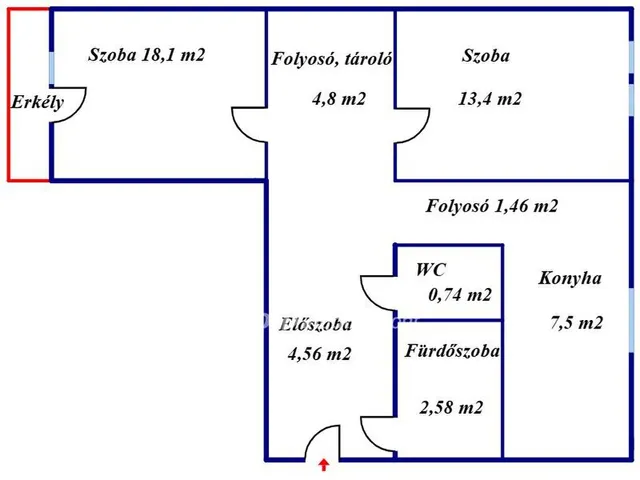 Eladó lakás Miskolc, Avas 55 nm