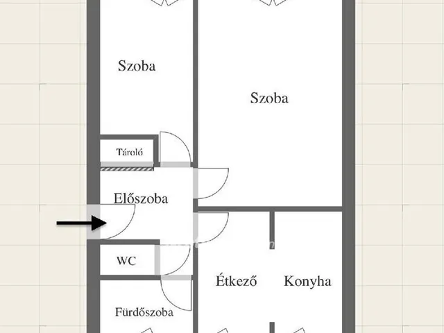 Eladó lakás Miskolc, Selyemrét 56 nm