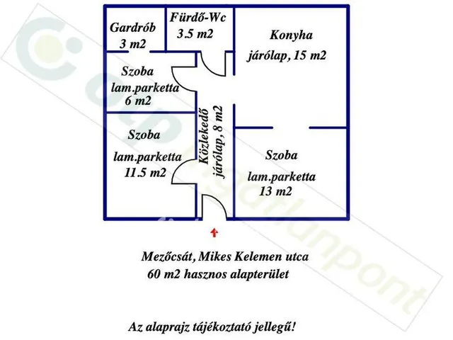 Eladó ház Mezőcsát 65 nm
