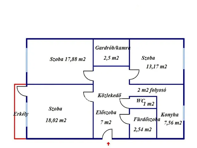 Eladó lakás Miskolc, Belváros 73 nm