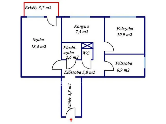 Eladó lakás Miskolc 61 nm