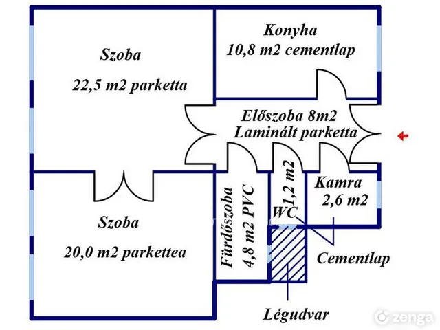 Eladó lakás Miskolc 69 nm
