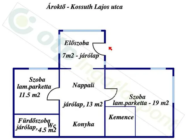 Eladó ház Ároktő 55 nm
