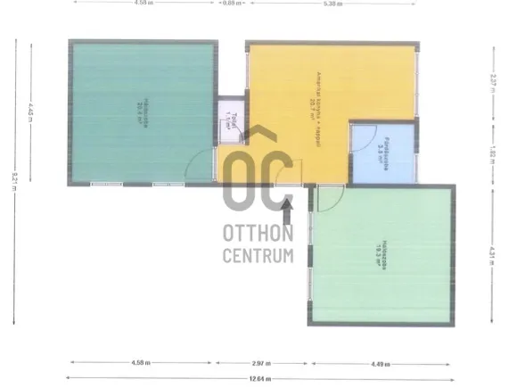 Eladó lakás Budapest XI. kerület, Lágymányos 67 nm