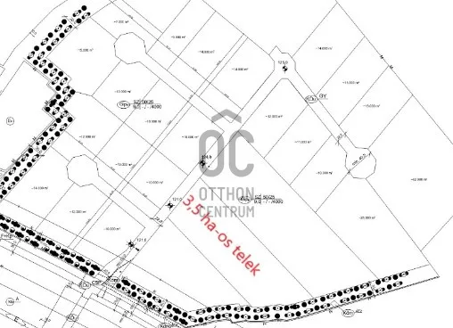 Eladó telek Töltéstava 35000 nm