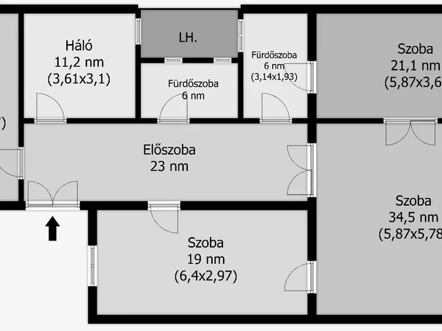 Eladó lakás Budapest V. kerület, Lipótváros 136 nm