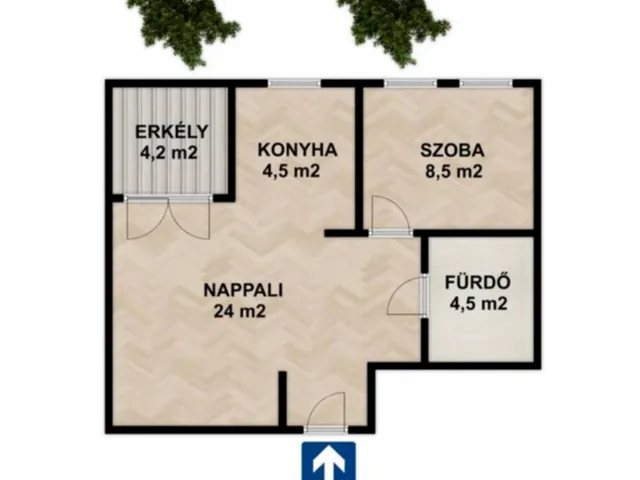 Eladó lakás Budapest III. kerület 41 nm