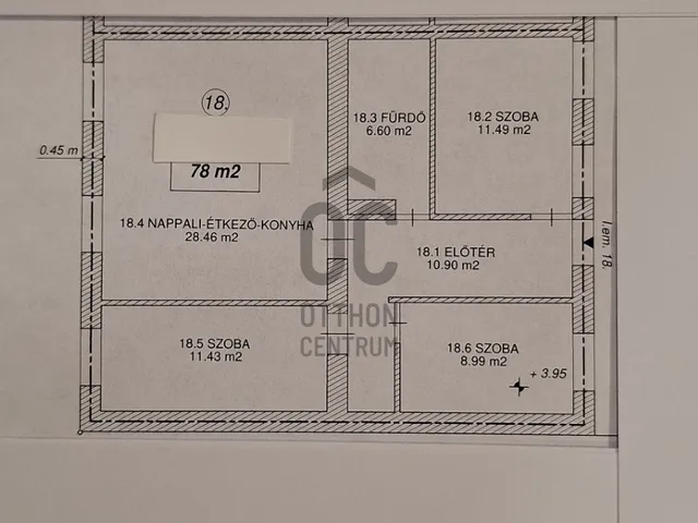 Eladó lakás Szolnok 78 nm