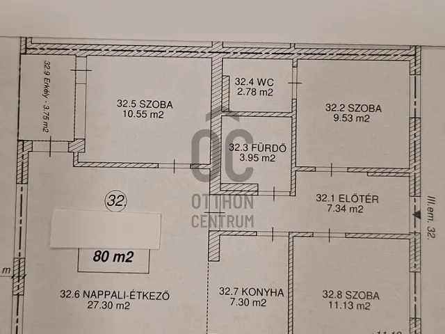 Eladó lakás Szolnok 80 nm