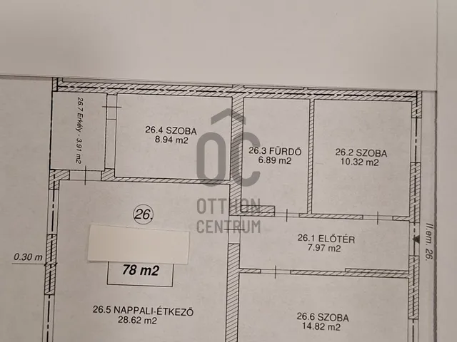 Eladó lakás Szolnok 78 nm