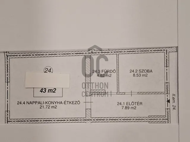 Eladó lakás Szolnok 43 nm