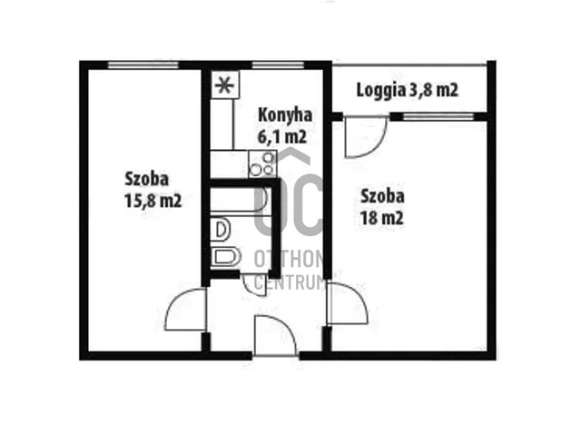 Eladó lakás Szolnok, Széchenyi-lakótelep 51 nm