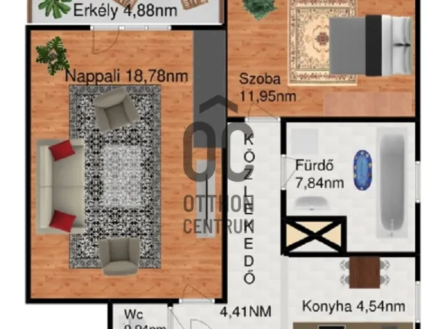 Eladó lakás Dunaújváros, Kertváros 49 nm