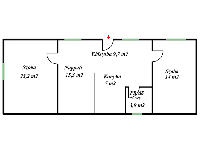 Eladó ház Tatárszentgyörgy 73 nm