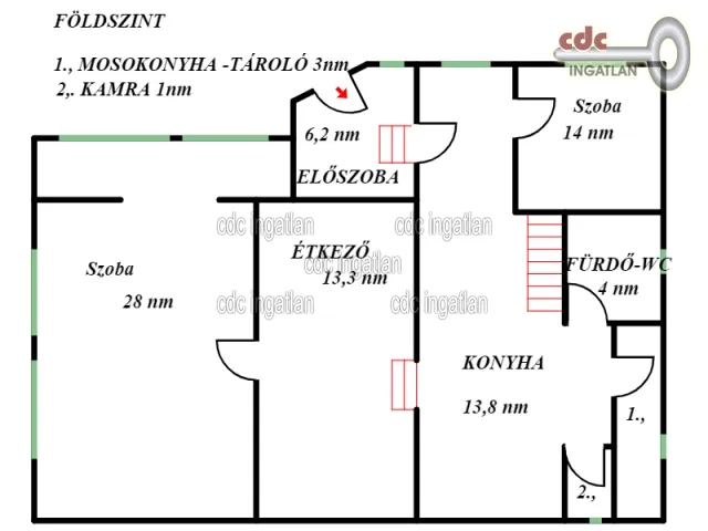 Eladó ház Örkény 135 nm
