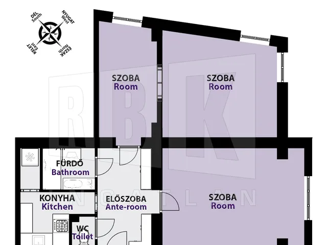 Kiadó lakás Budapest III. kerület, Óbuda, Raktár utca 60 nm